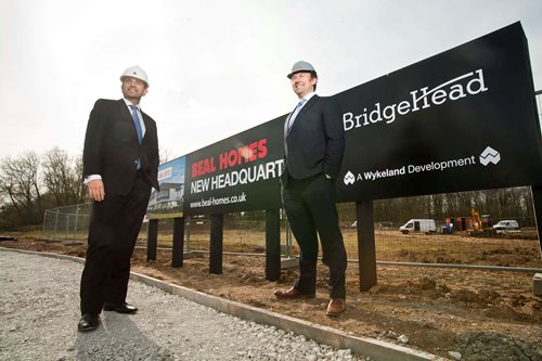 Pic-1-Left-Dominic-Gibbons-of-Wykeland-with-Richard-Beal-at-the-site-of-Beal-Homes-new-1.5m-head-office